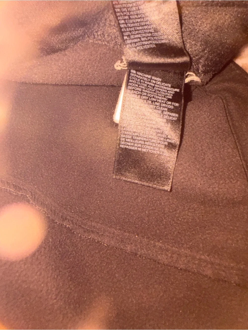 The North Face Black Full-Zip Softshell Jacket